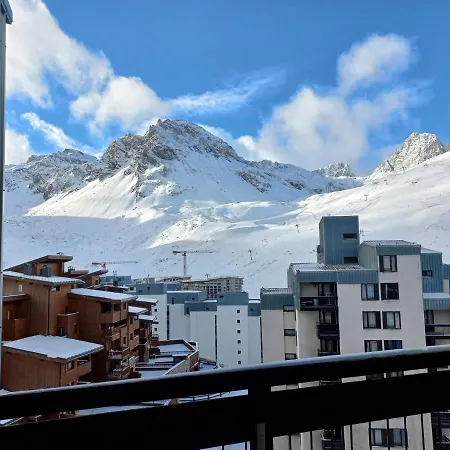 Studio Mezzanine 32m² Tignes, Balcon, Wifi, Lave-linge, Sejour Lit Convertible - Fr-1-449-184 *